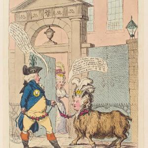 'The visit to Piccadilly; - or - a Prussian reception' Greetings Card Clearance Outlet