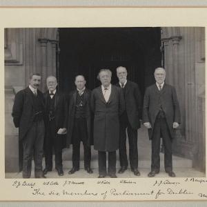 'The Six Members of Parliament for Dublin' Greetings Card Cheap Wiki