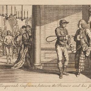 'The Soho Masquerade Conference, between the Premier and his Journeyman' Portrait Print Store Online