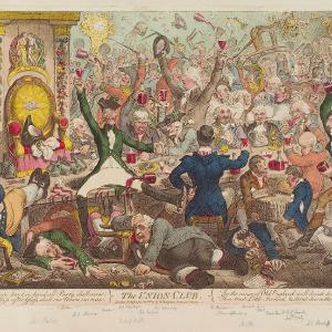 'The Union Club' Greetings Card Original Cheap Pice