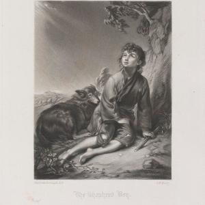 'The Shepherd Boy' Greetings Card Discount The Cheapest