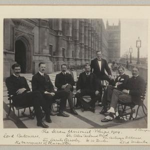 'The Seven Unionist Whips 1904' Greetings Card Cheap Sale How Much