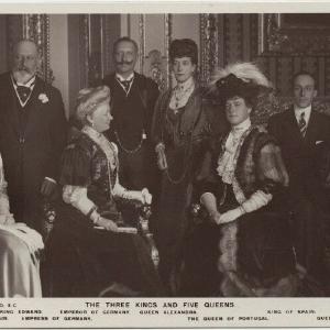 'The Three Kings and Five Queens' Greetings Card Big Discount For Sale