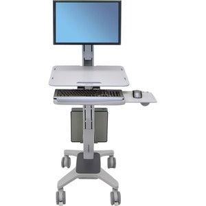 Ergotron WorkFit C-Mod Single Display Sit-Stand Workstation 24-198-055 New Online