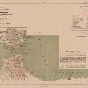 Historic Map - Africa Spanish Possessions - Valverde 1880 - 31.37 x 23 - Vintage Wall Art For Cheap Pice