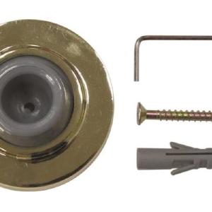Prosource LR-005-PS Wall Door Stop, 2-1/2", Brass Sale Real