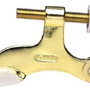 Stanley Hinge Pin Doorstop, Bright Brass Genuine Cheap Pice