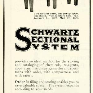 1922 Ad Schwartz Sectional System Filing Storage Cabinet Office Furniture IEC2 Outlet Recommend