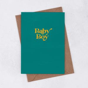 'Baby Boy' Greetings Card Pay With Paypal Cheap Pice