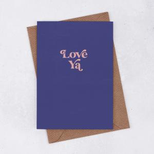 'Love Ya' Greetings Card Discount Ebay