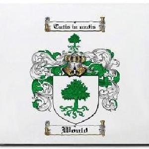 Would Family Shield / Coat Of Arms Mouse Pad Outlet Fashion Style