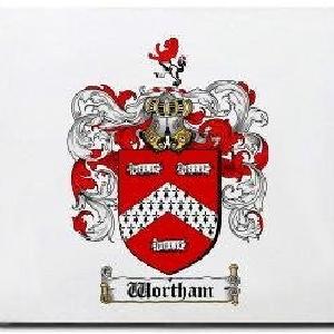 Wortham Family Shield / Coat Of Arms Mouse Pad Clearance Footlocker Finishline