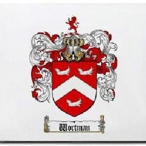 Wortman Family Shield / Coat Of Arms Mouse Pad Cheap Sale 100% Original