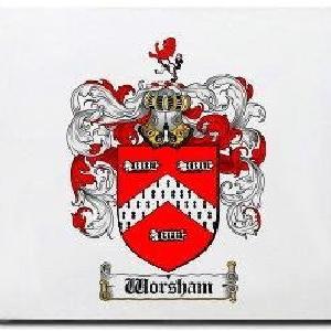 Worsham Family Shield / Coat Of Arms Mouse Pad Free Shipping Footlocker Finishline