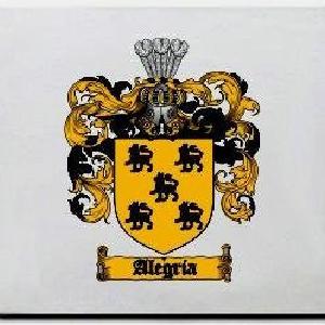 Alegria Family Shield / Coat Of Arms Mouse Pad Cheap Sale Countdown Package