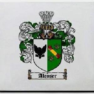 Alcoser Family Shield / Coat Of Arms Mouse Pad Free Shipping Manchester Great Sale