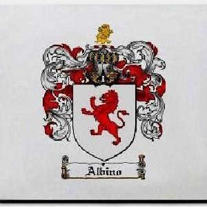 Albino Family Shield / Coat Of Arms Mouse Pad Outlet Shop