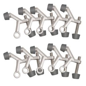 Design House Satin Nickel Standard Hinge Pin Door Stop, 10-Pack 2-1/8 in. x 1-3/4 in. Clearance 100% Guaranteed