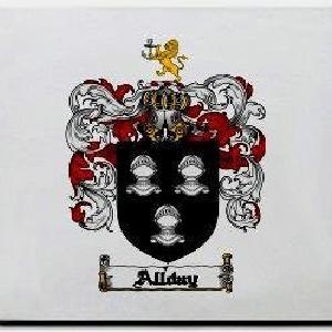 Allday Family Shield / Coat Of Arms Mouse Pad Outlet Locations For Sale
