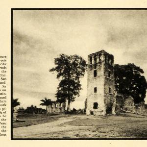 1941 Print Panama Canal Old San Jose Church Henry Morgan Golden Altar Inca FZ7 Discount Purchase