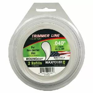 Maxpower  040" X 40' White Round Cut Trimmer Line Sale Manchester