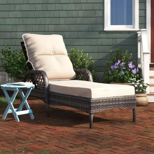 Danyell 66'' Long Reclining Single Chaise with Cushions Footlocker Finishline Cheap Pice