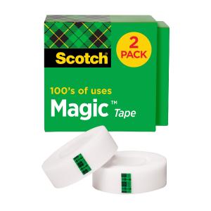 Scotch Magic Tape 810K2, 3/4 in x 1000 in (19 mm x 25,4 m) Clearance Pices