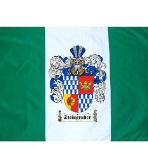 Steingruber Coat of Arms Flag / Family Crest Flag For Nice