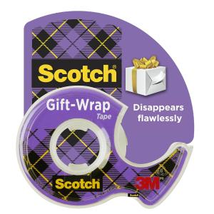 Scotch GiftWrap Tape 15, 3/4 in x 650 in (19 mm x 16.5 m) For Sale Top Quality
