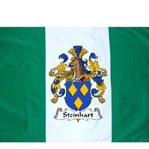 Steinhart Coat of Arms Flag / Family Crest Flag With Credit Card Cheap Pice