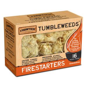 Frontier 205-330-448 Tumbleweed Firestarter 16-Pack Paraffin Wax Charcoal Starter Largest Supplier