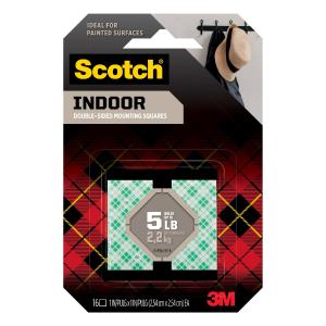 Scotch Indoor Double-Sided Mounting Squares 111S-SQ-16, 1 in x 1 in Online Online Cheap Online
