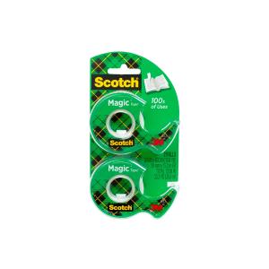 Scotch Magic Tape 122DM-2, 3/4 in x 600 in 2 Pack Clearance Affordable