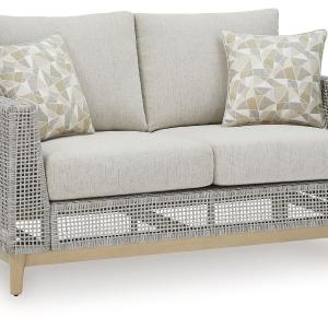 Seton Creek - Gray - Loveseat With Cushion Sale Big Discount