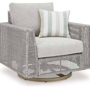 Seton Creek - Gray - Swivel Lounge With Cushion Discount Outlet Store