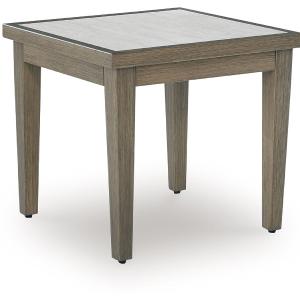 Rainier Ranch - Brown / Beige - Square End Table Wholesale Pice