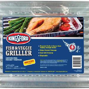 Kingsford 6119994300 Veg & Fish Grill Pan, Aluminum, 4 Count Cheap Sale Best Pices