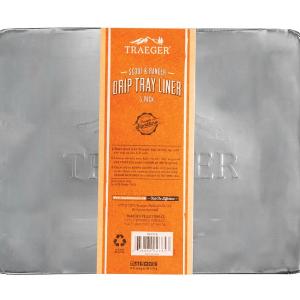 Traeger BAC458 Drip Tray Liner, Silver, Aluminum Cheap Original