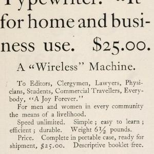 1904 Original Ad Lambert Portable Typewriter Company - ORIGINAL ADVERTISING Cheap Cost