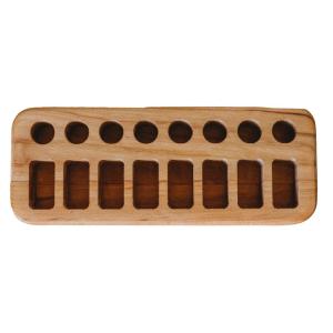 Wooden Crayon Holder - 8 Sticks and 8 Blocks Free Shipping Popular