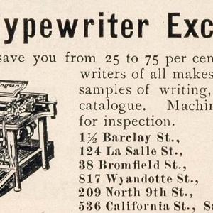 1904 Original Print Ad Remington Typewriter Exchange - ORIGINAL ADVERTISING Outlet Big Discount