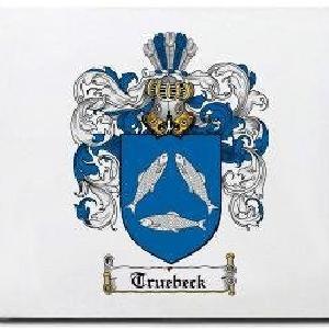 Truebeck Family Shield / Coat Of Arms Mouse Pad Cheap Low Shipping