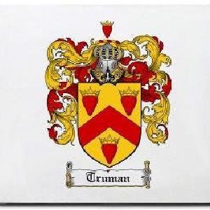 Truman Family Shield / Coat Of Arms Mouse Pad Shop For Sale