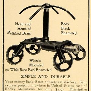 1906 Ad Yost Electric Lawn Sprinkler Grass Toledo Ohio - ORIGINAL CL4 Outlet 2025