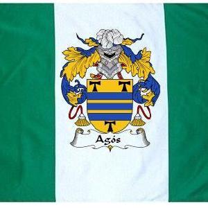 Agos Coat of Arms Flag / Family Crest Flag Clearance In China
