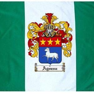 Agneau Coat of Arms Flag / Family Crest Flag Sale Discount