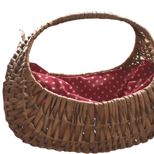 Vintage Woven Wooden Basket Purse Pinup 50s Picnic Buy Cheap Looking For