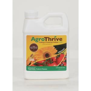 AgroThrive ATFF1032 Fruiting and Flowering Organic Liquid Fertilizer, 32 Oz Free Shipping Eastbay