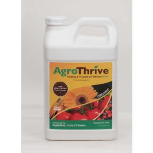 AgroThrive ATFF1320 Flowers/Fruits/Vegetables Fertilizer, 2.5 Gallon Cheap Sale Amazing Pice