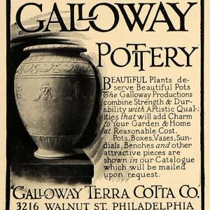 1913 Ad Galloway Terra Cotta Pottery Flower Pots PA - ORIGINAL ADVERTISING CL8 Buy Cheap Explore